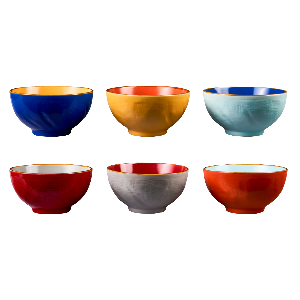 Schale - Frühstücksschale - Schalen 6er Set - Ø 14cm