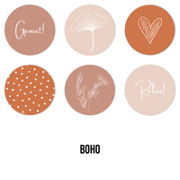 Onderzetters | Boho - Coasters - Forex onderzetters - Rond