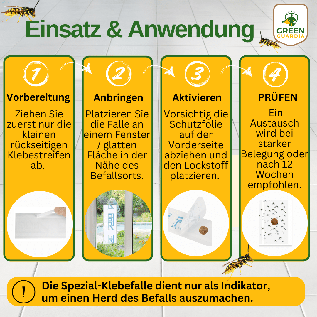 Wespen Fenster-Falle