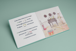 Libro educativo interattivo per bambini, cadeau d'anniversario, creazione su misura della valigia di piccola loutre