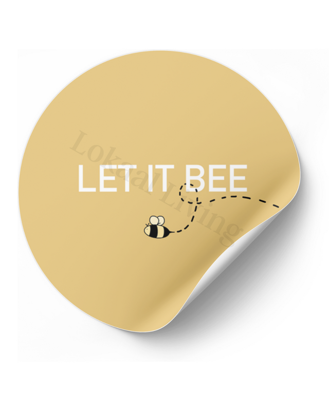 Set di adesivi Let it bee (per 50 pezzi)