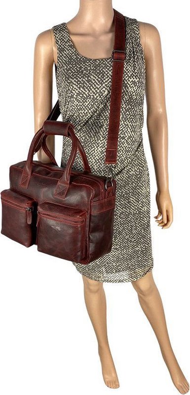 Shoulder bag Laptop bag Red Cowboybag Large Bag Work Bag Learning Handbag