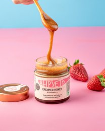 Crème Honing Met Aardbei, 300g