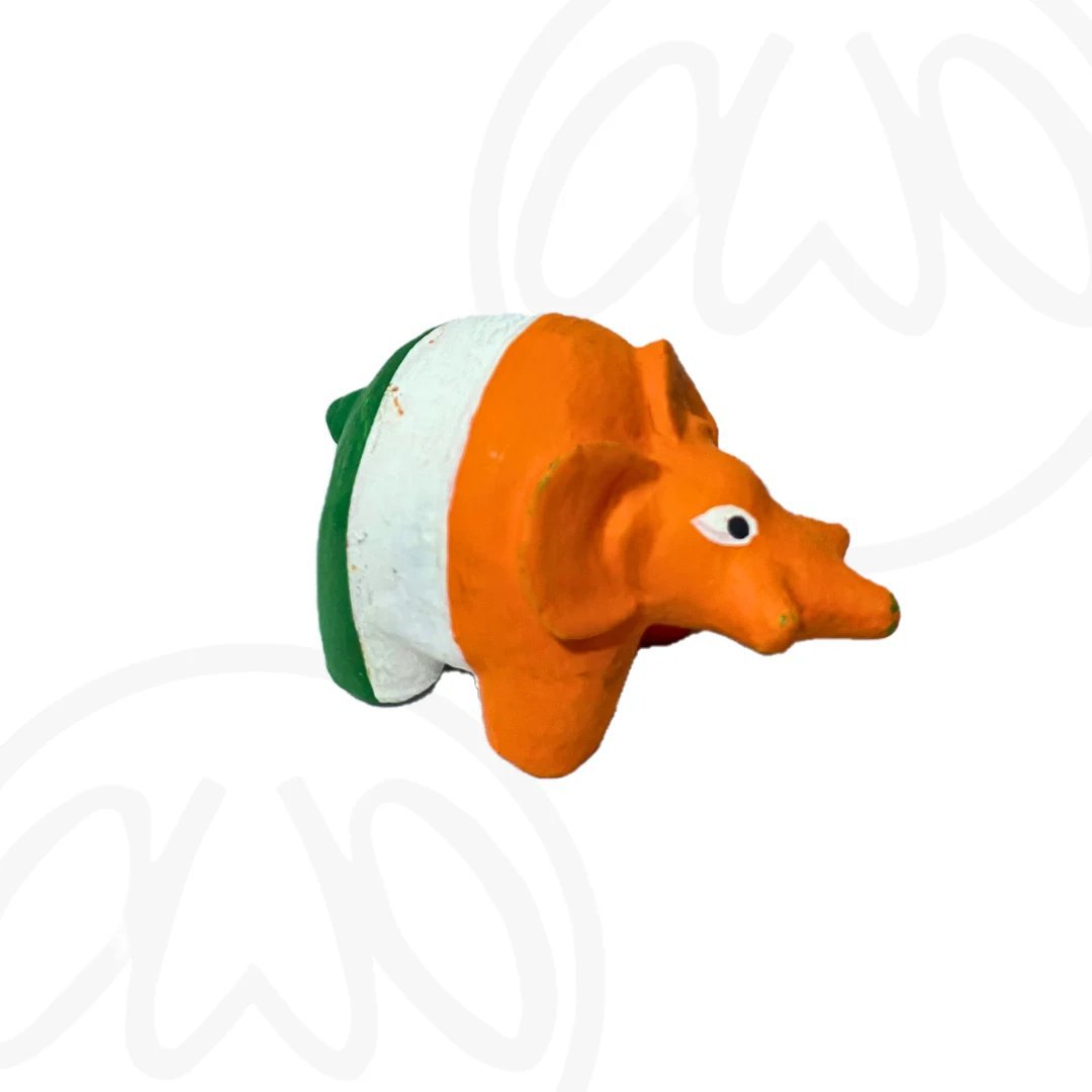 Orange-White-Green