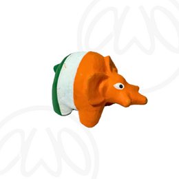 Orange-White-Green