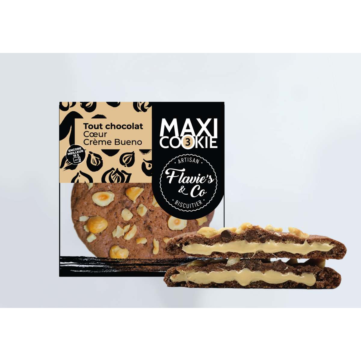 Maxi Cookie Alle chocolade – bueno cream centrum