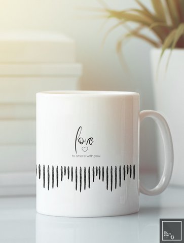 Kaffeebecher lieben es zu teilen