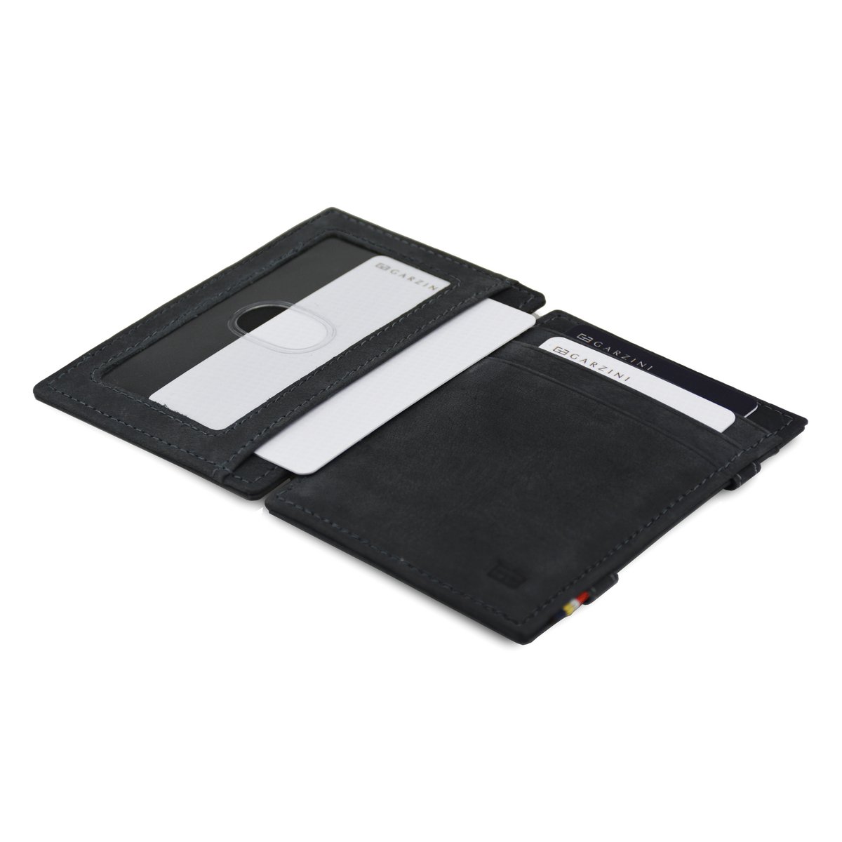 Portfel Essenziale ID z okienkiem Carbon Black