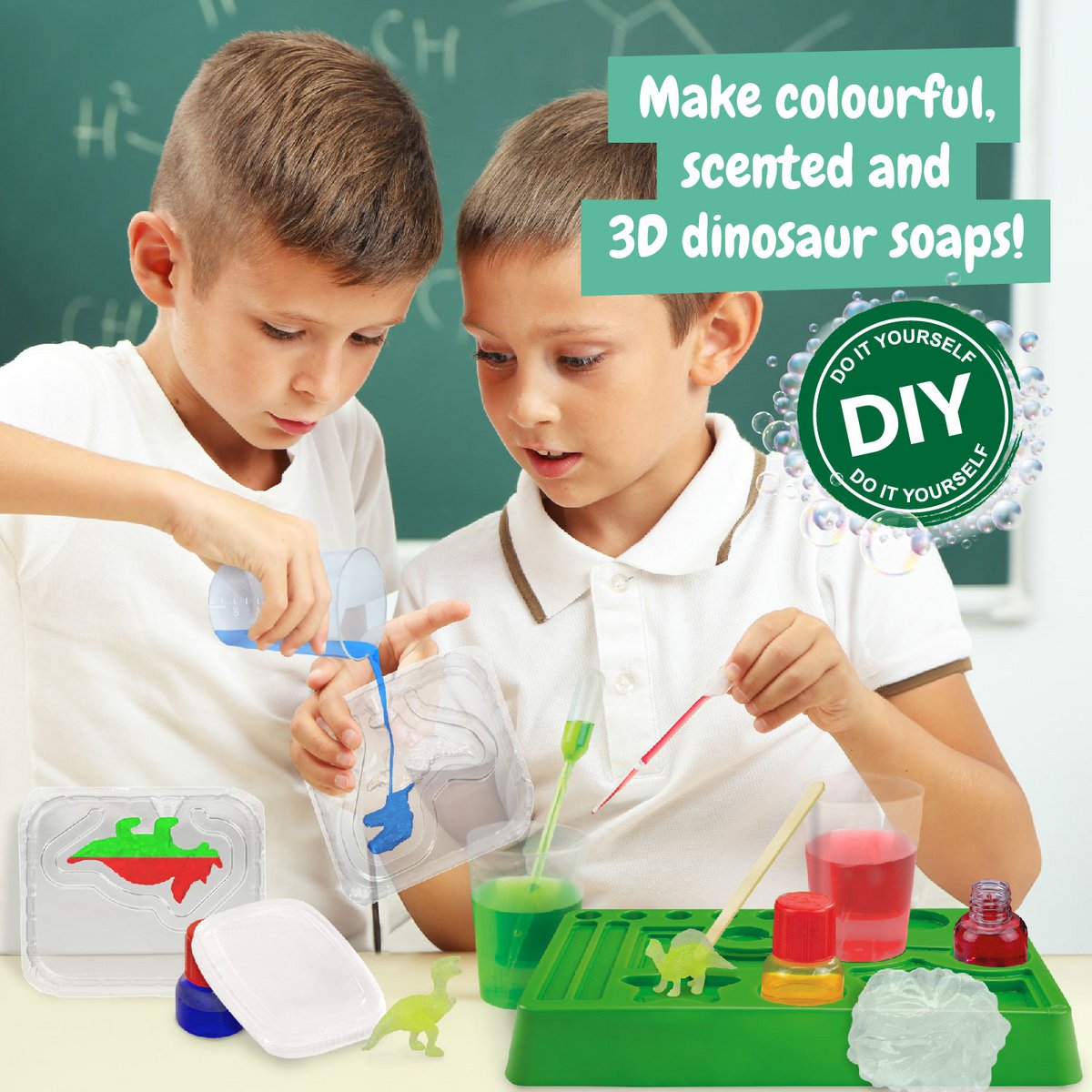 Soap Factory Dinosaurs Educational Toy 7 languages