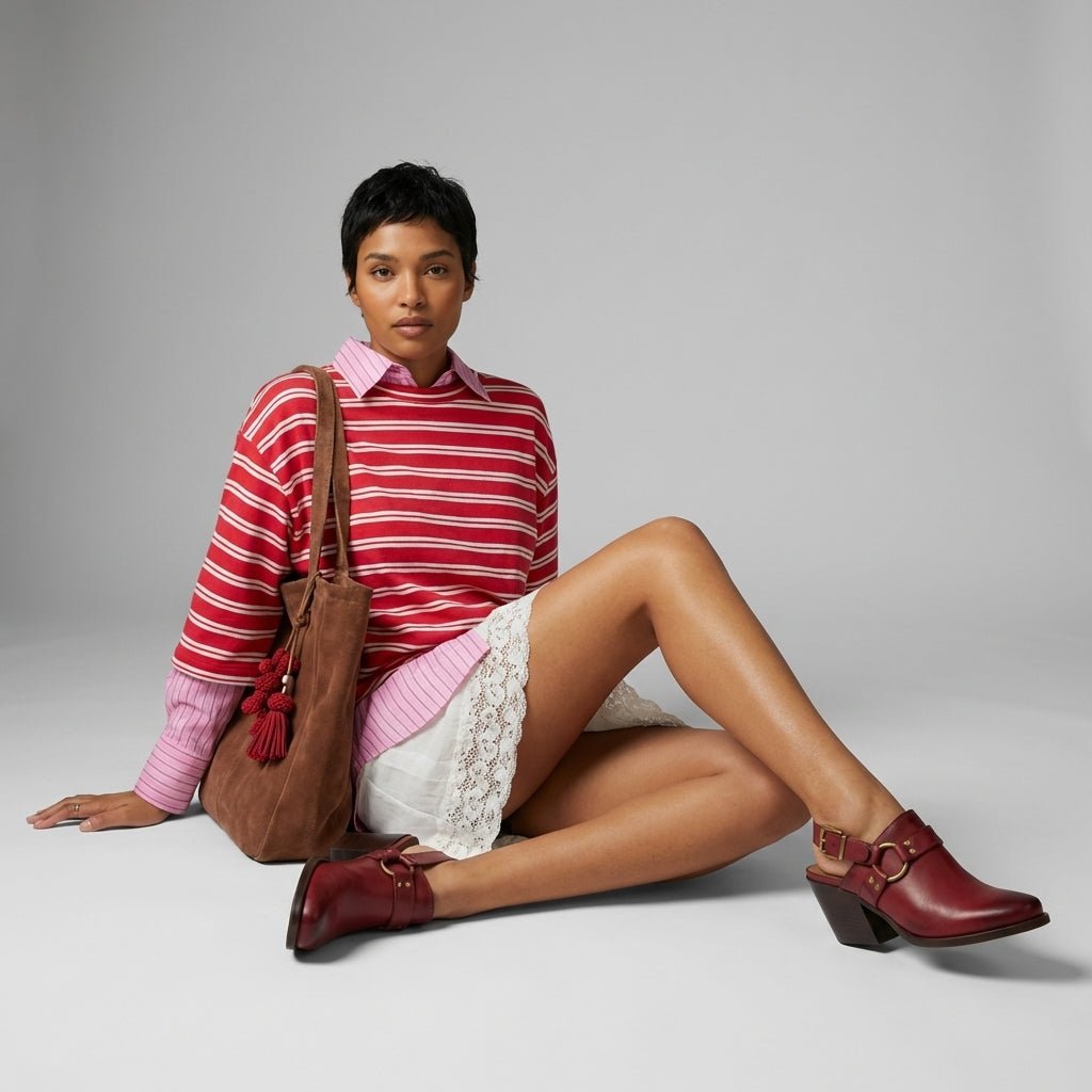 Deva Wild Rose Mules