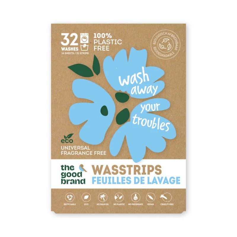 Wasstrips Fragrance free 32 wasbeurten