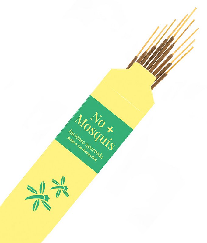 Incenso ecologico certificato BioAroma Repellente per zanzare. Ayurveda. Commercio equo e solidale. Zero rifiuti. 12 canne. Copia 1