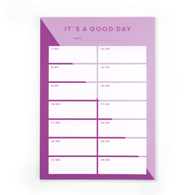 Notizblock „It’s a good day“ aus Recyclingpapier