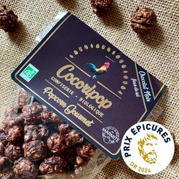 Mørk chokolade fleur de sel popcorn (2024 Epicures guldmedalje)