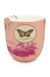 Mug Large without Ear Heritage Painted Pink 300ml