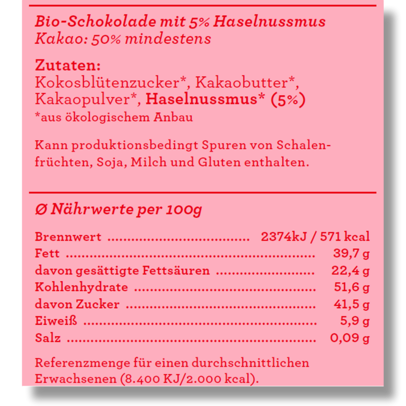 SweetGreets biologische chocolade "...trakteer jezelf op wat je..."