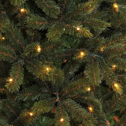 Künstlicher Weihnachtsbaum beleuchtet Bristlecone Fir Green