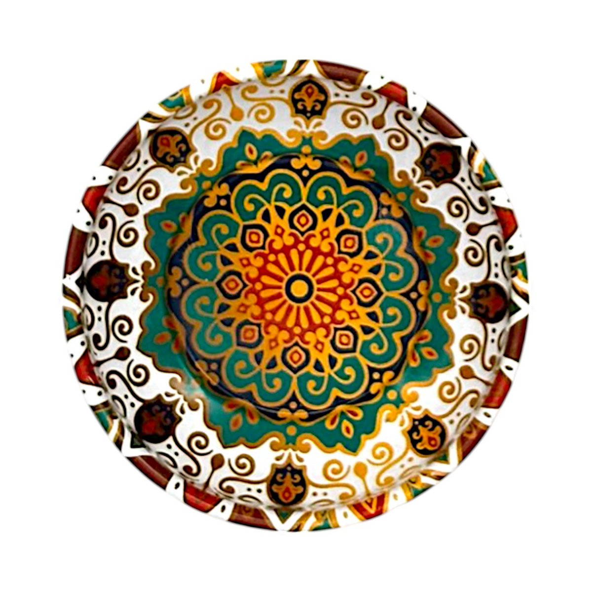 Metalen kom - Mandala 3 - Klein - 8 cm