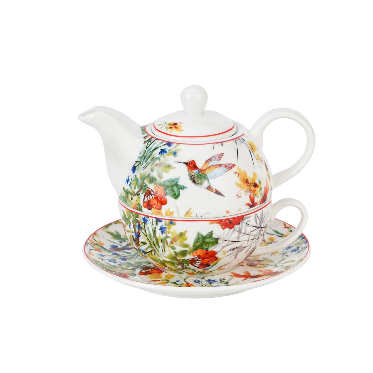 DUO FLOWERS Tea for One, 350ml, LINNEA, Giftbox