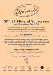 SPF 25 Mineral Sunscreen - Bulk 1L