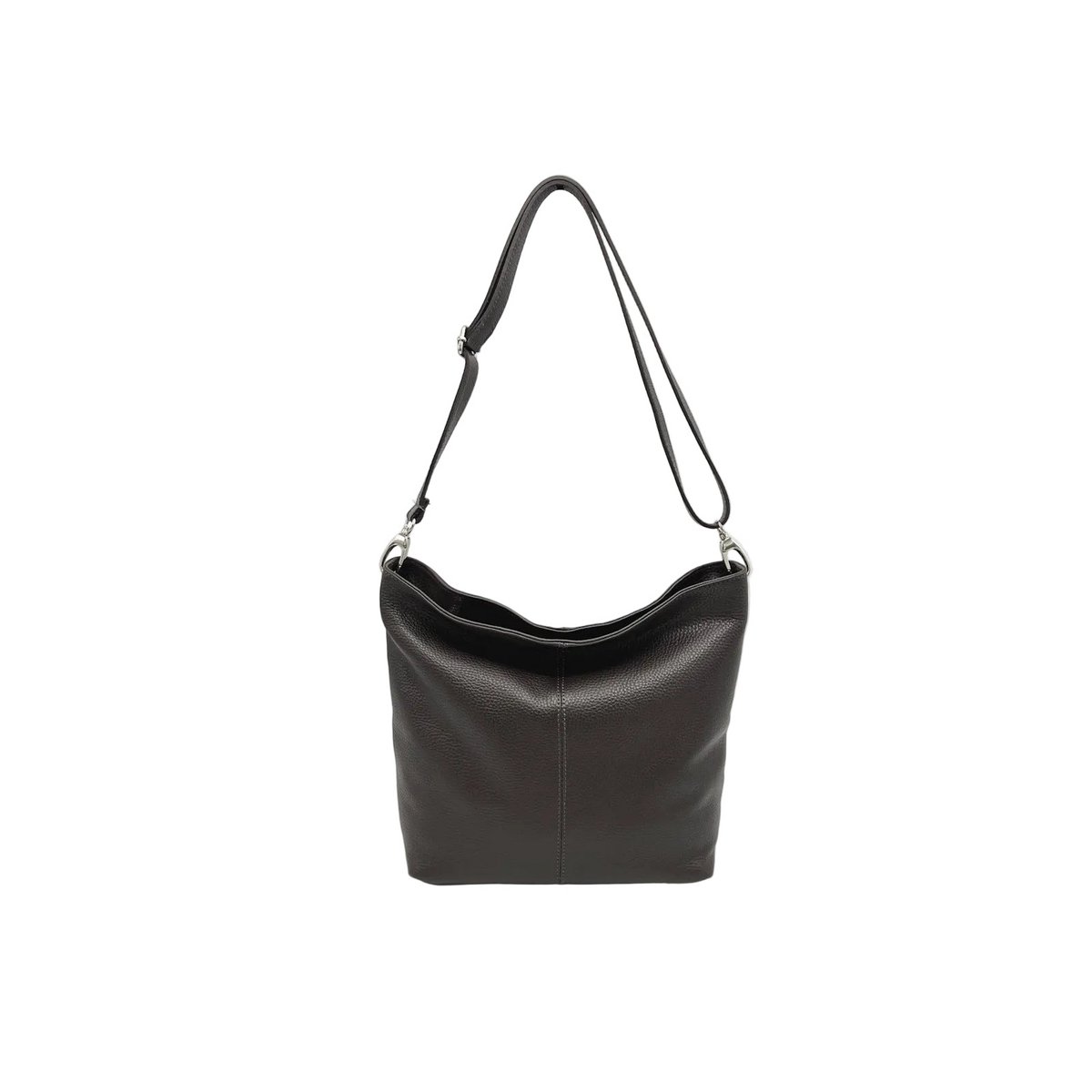 Bolso de hombro para mujer en piel auténtica, Made in Italy, art. 112453Nuevo