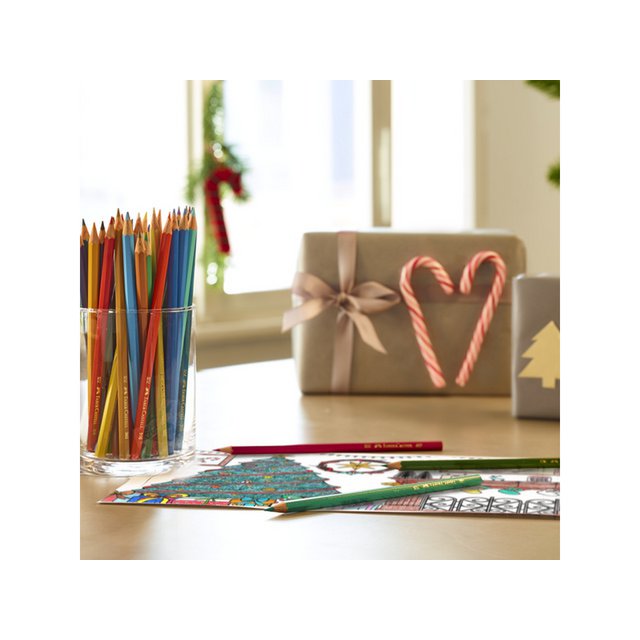 Colored pencils FC hexagonal in cardboard case of 24 pcs.