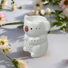Céramy Koko Perfume Burner - Scented Atmosphere - Fun Craft Object - Easy Aromatherapy - Modern Scented Interior - Teddy Bear Decoration - Koala Figurine