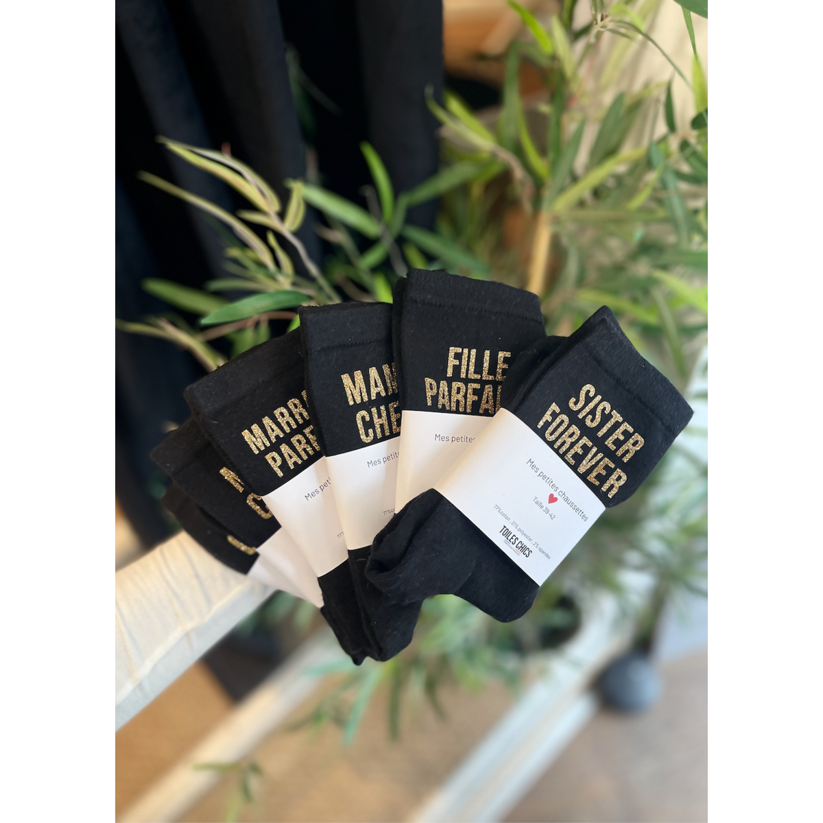 Set of "family" socks