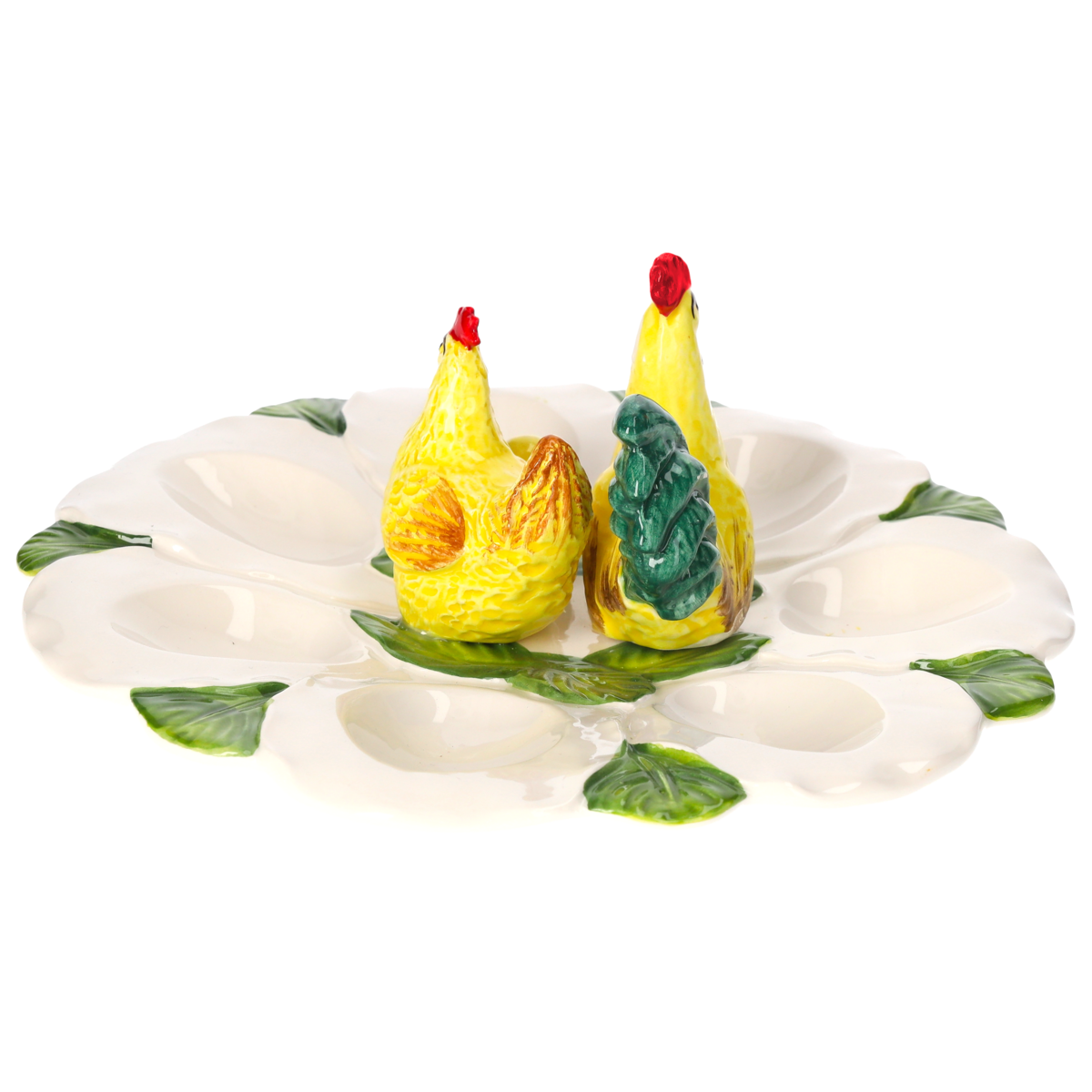 Family Egg Holder Ø 24 cm in Made in Italy Ceramic