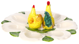 Family Egg Holder Ø 24 cm in Made in Italy Ceramic