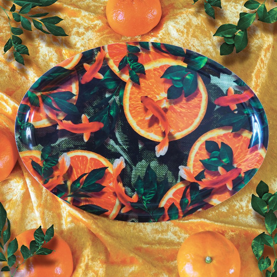 Juice oval tray
