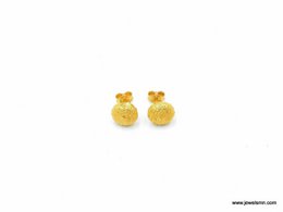 Gold Urchin Earrings, Handmade Sea Jewelry, Organic Beach Studs, Gift for Health and Longevity, Eco Sustainable Sterling Silver 925