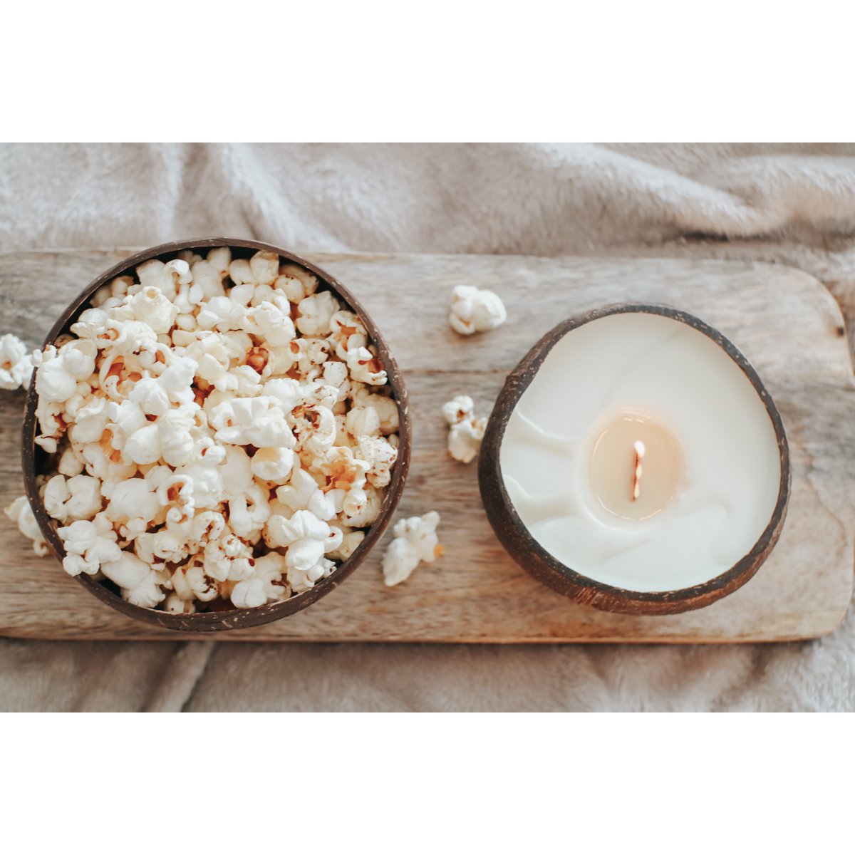 Świeca Zapach Kokosa | 45h aromatycznej świecy
