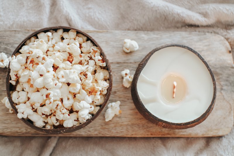 Świeca Zapach Kokosa | 45h aromatycznej świecy