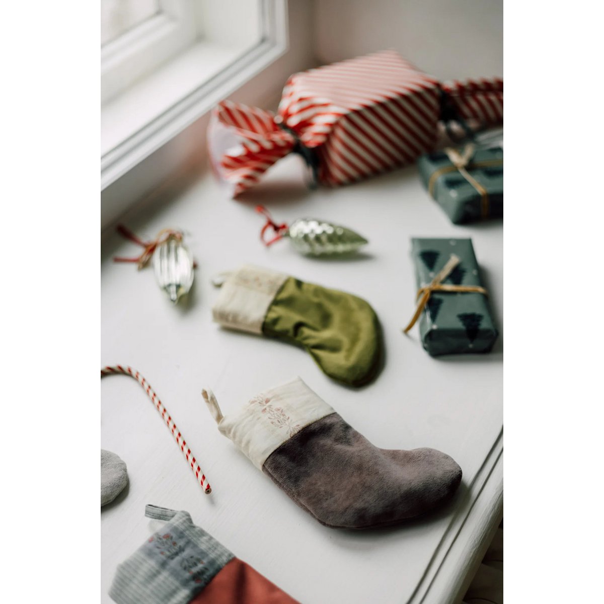 TISU Christmas Stocking, Olive