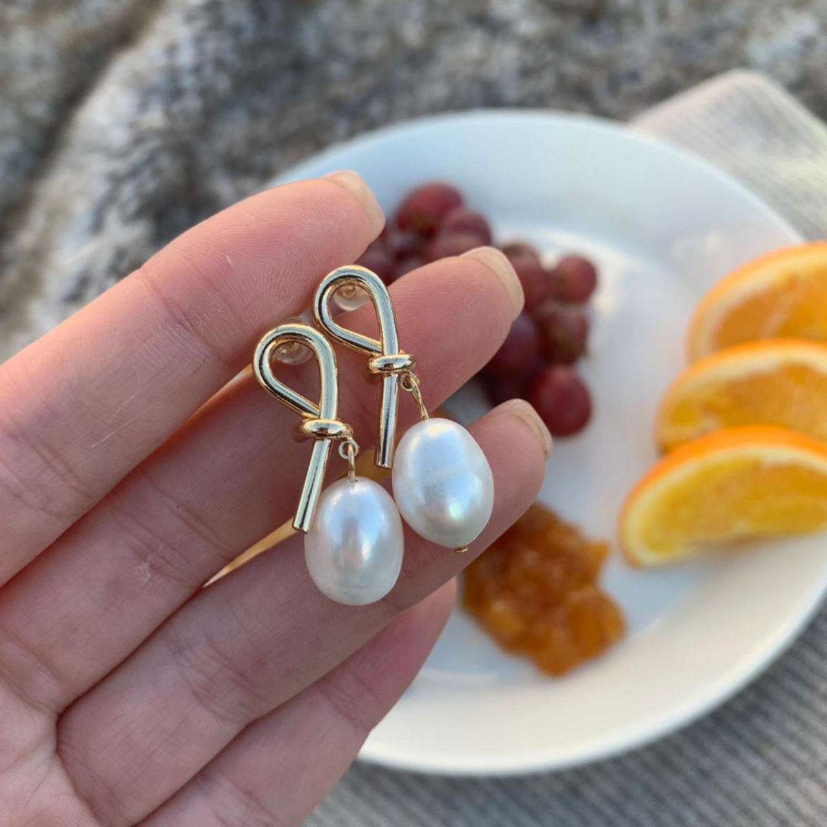 Boucles d'oreilles torsadées