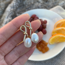 Boucles d'oreilles torsadées