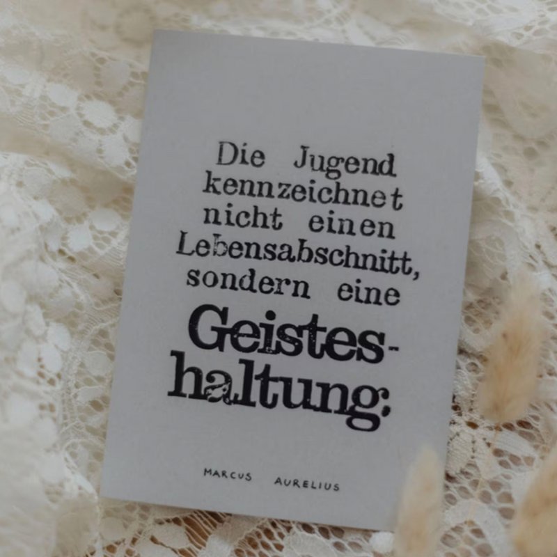 Stamped Postcard "Jugend als Geisteshaltung"