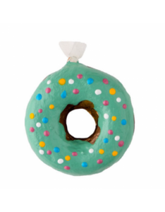 Handgemachter Pappmaché Mint Donut
