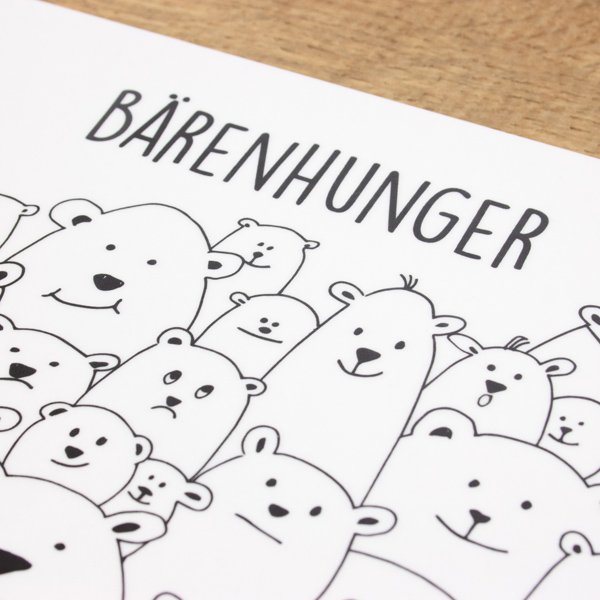 Breakfast board hungry as a bear