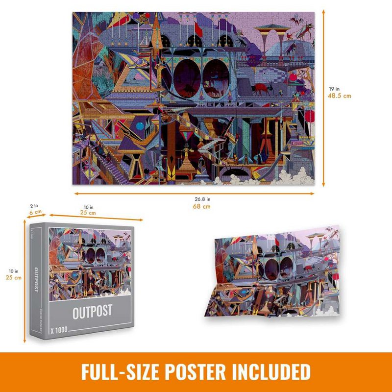 Buitenpost Legpuzzel (1000 stukjes)