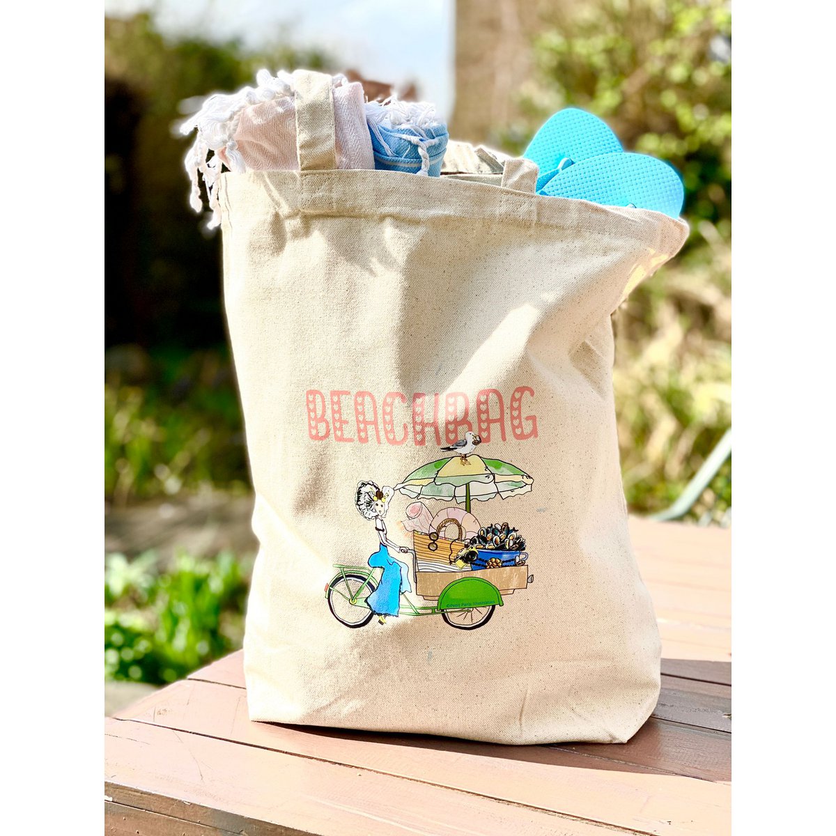 Zeeland souvenir - Tote Bag - Zeeland - Vintage Van - Zeeland Girl