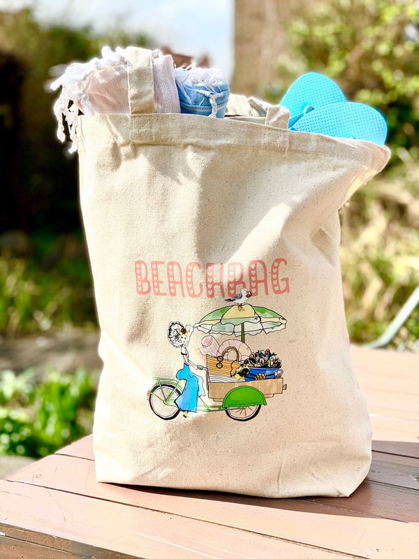 Zeeland souvenir - Tote Bag - Zeeland - Vintage Van - Zeeland Girl