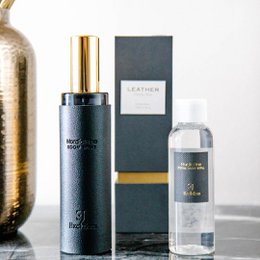 Spray para ambientes con tacto de cuero negro pino nórdico