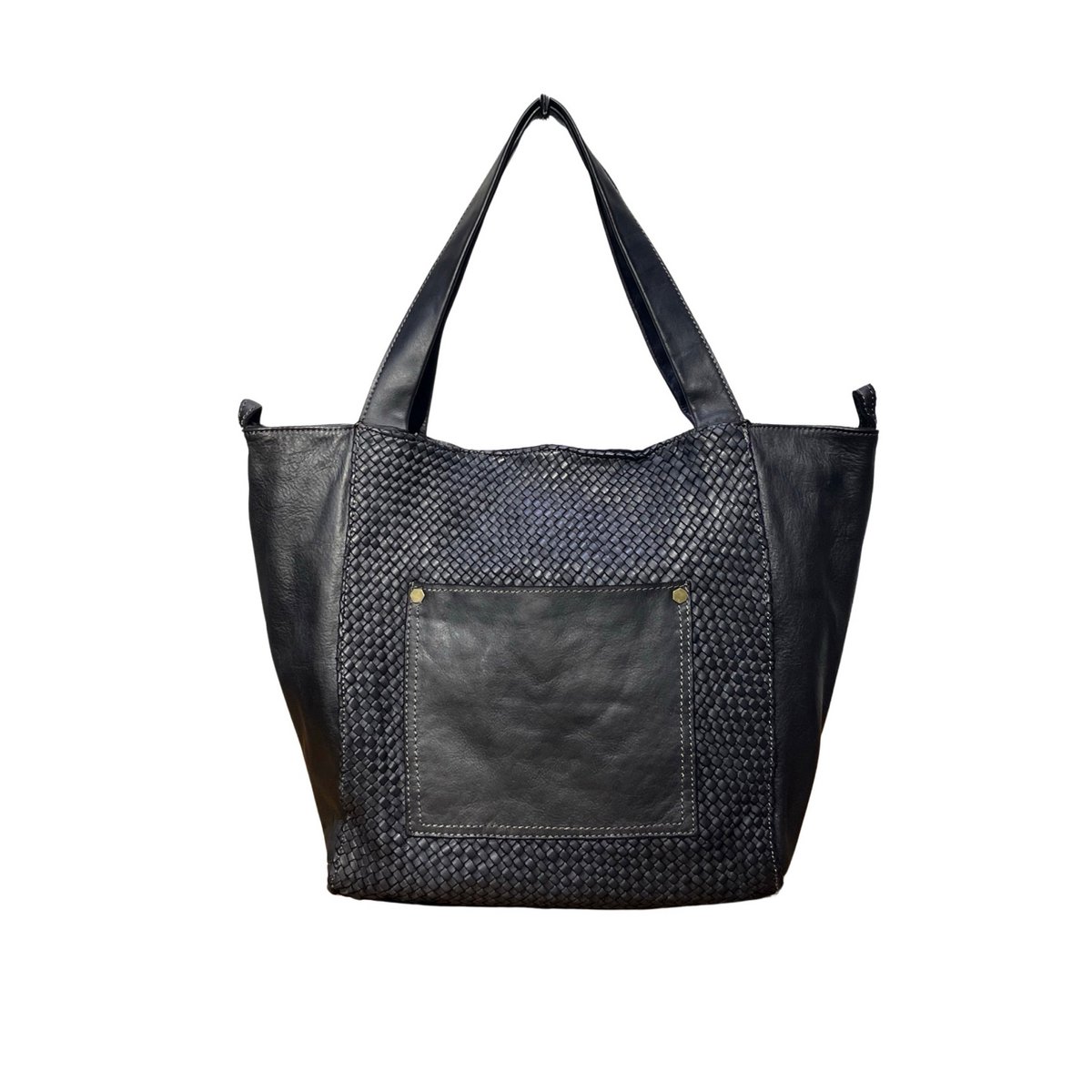 BORSA TOTE MARIANA VINTAGE IN PELLE INTRECCIATA