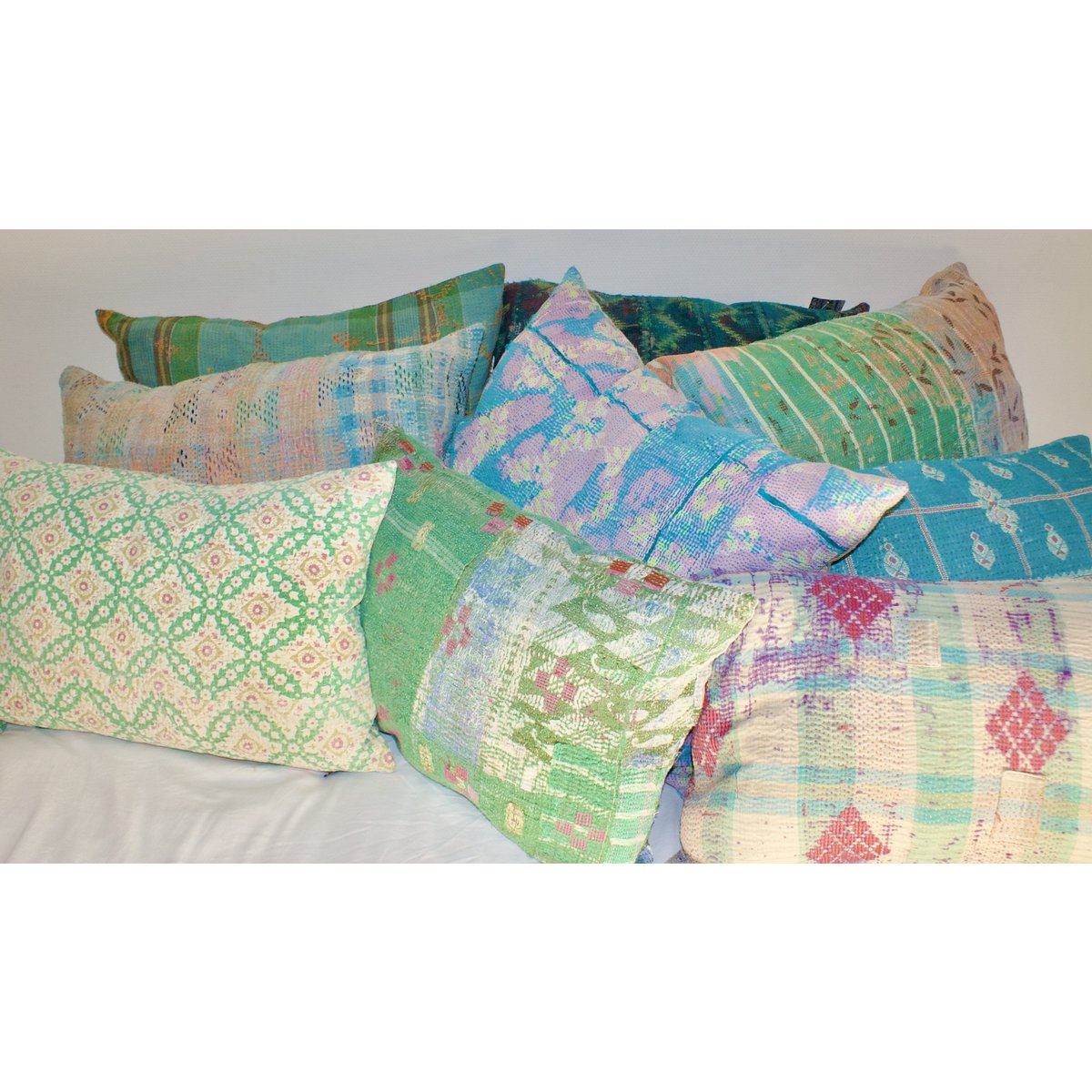 Vintage Kantha cushion cover Large BB-107