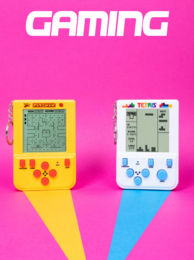 Pac-Man - ordinateur de poche de jeu rétro (porte-clés)