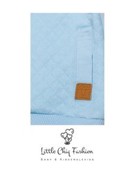 Little Chiq Baby Sweater tissu gaufré bleu