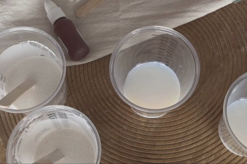 DIY Package cast resin dish