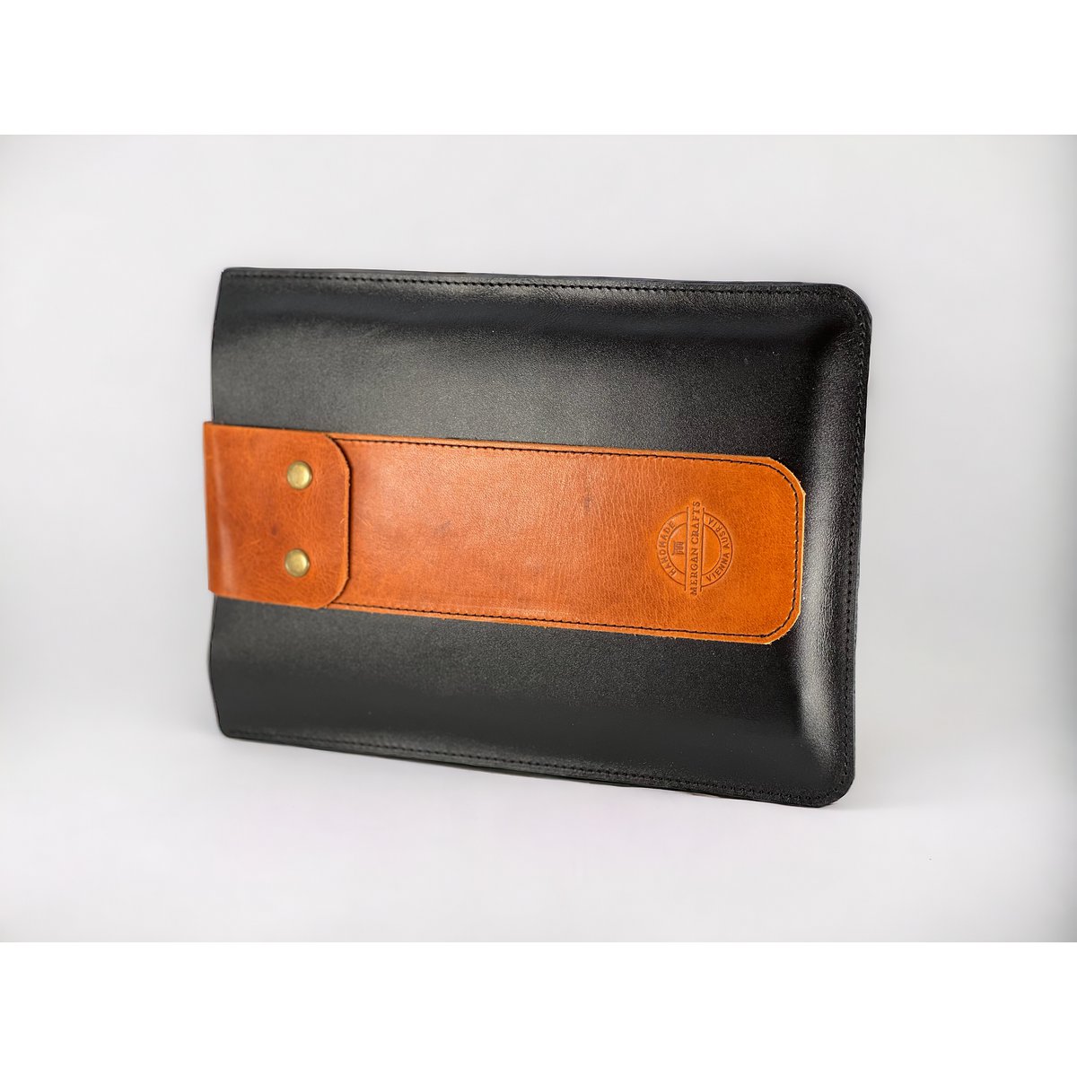 Étui pour tablette, housse pour tablette, en cuir de vachette